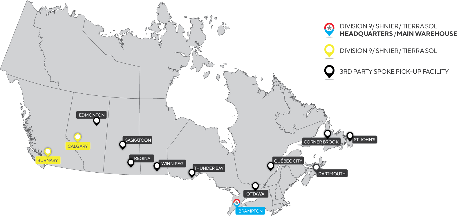 Our Facilities Across Canada Article