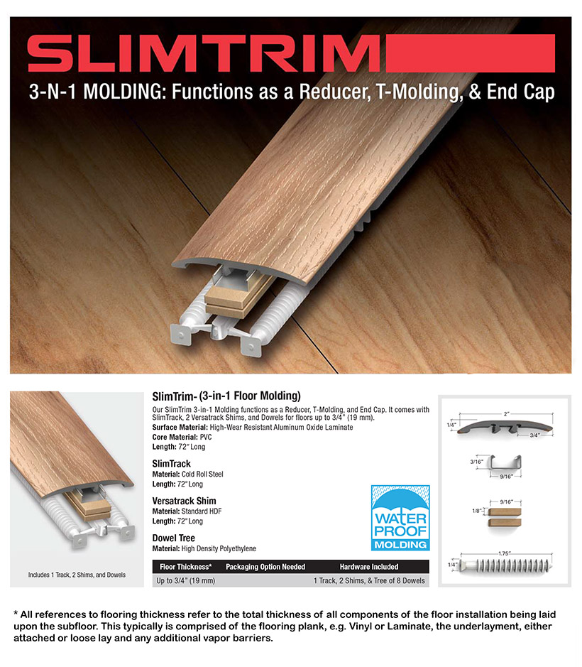 SLIMTRIM 3-N-1 Moulding Details
